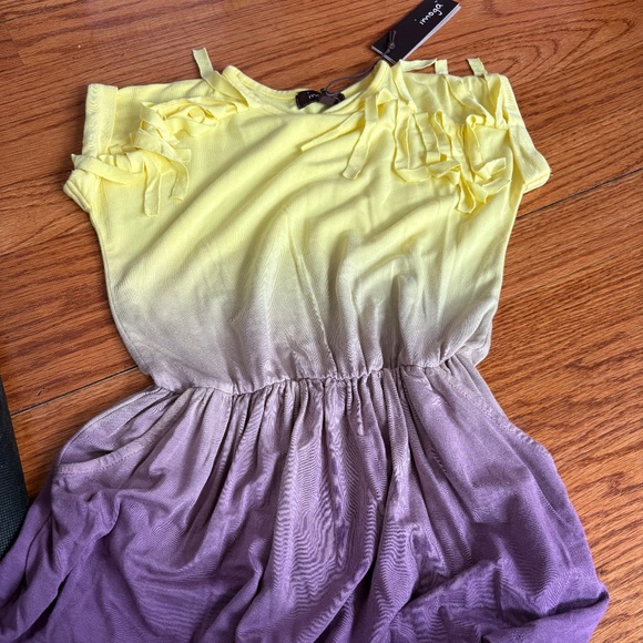 Imoga Other - Imoga purple and yellow tie dye dress